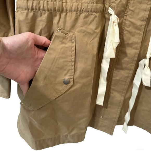 NWT FRAME Cotton-Blend Hooded‎ Parka Jacket Size M - Picture 4 of 14